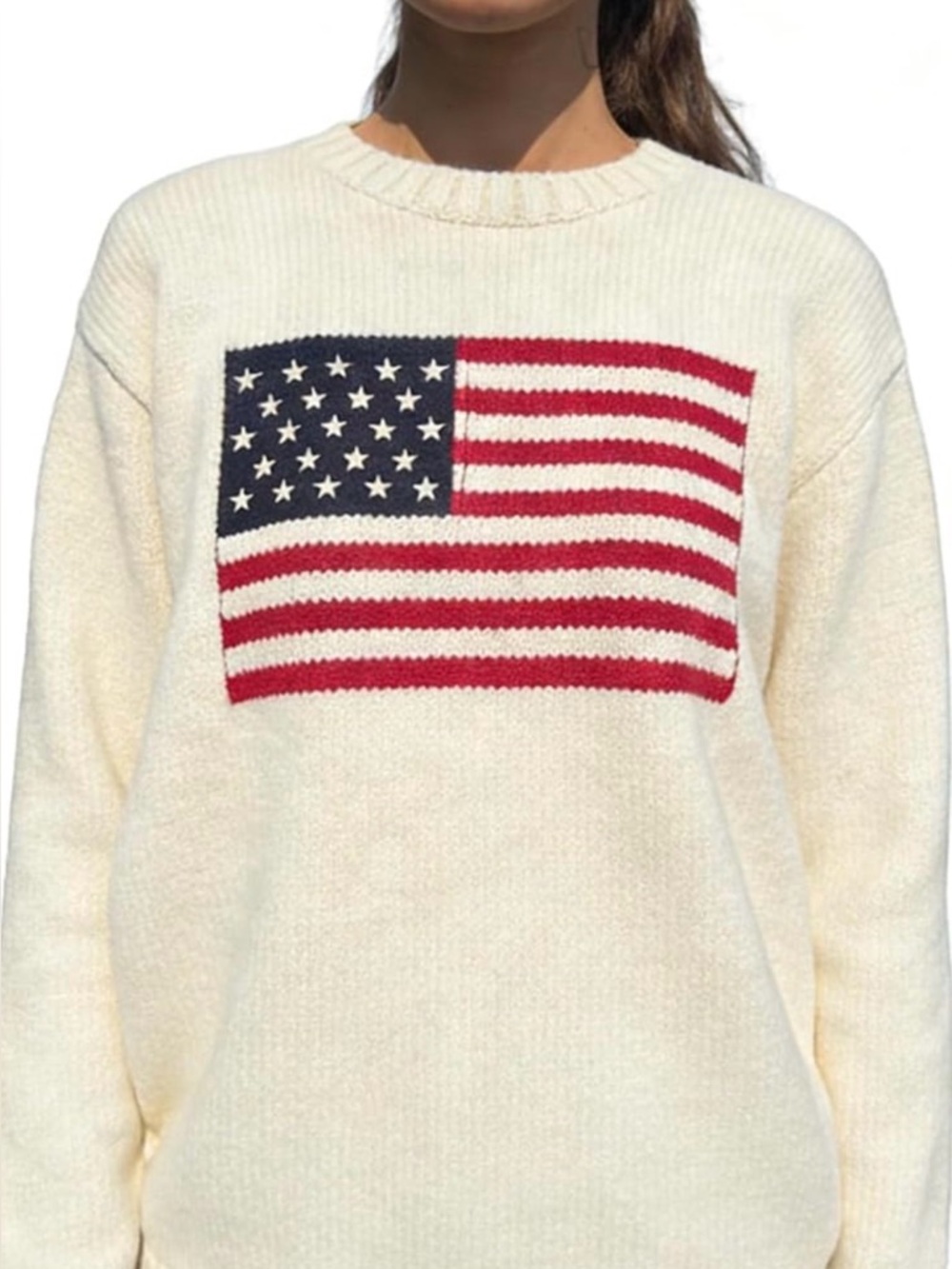 AMERICAN FLAG Women’s Knit Sweater